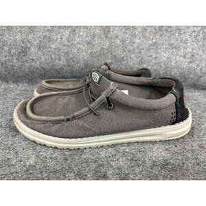 Hey Dude Wally Workwear Shoes Mens Size 8 Casual Loafers Comfort Slip On